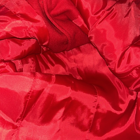 NY Sake 100% Wool Women’s Red Coat Size 4 - Picture 5 of 5